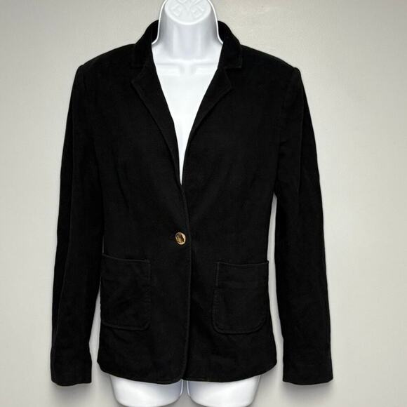 LOFT Jackets & Blazers - Loft Black Equestrian Minimalist Dark Academia Old Money Womens Blazer Sz 4